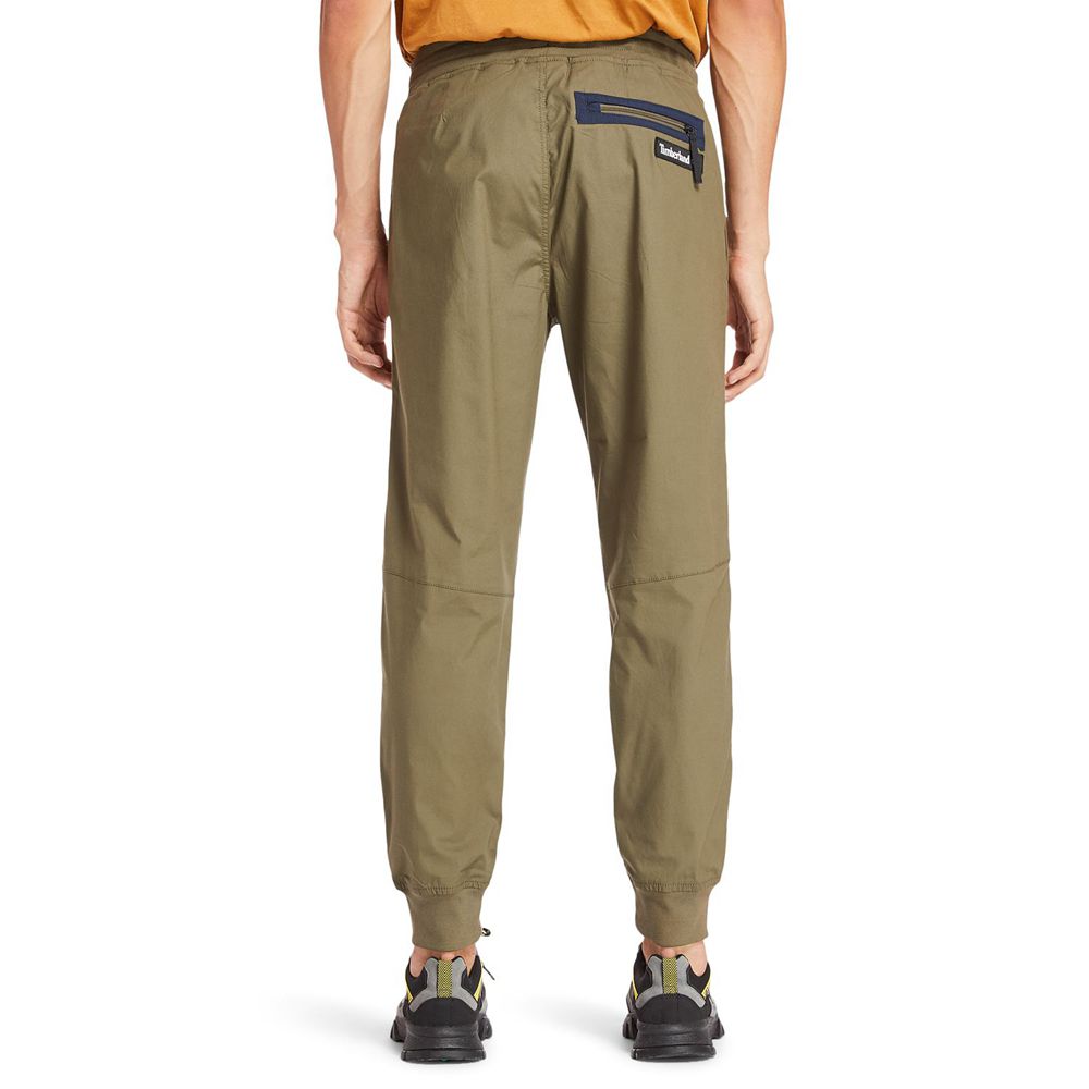 Pantalones Timberland Hombre Tejidos Jogger Verde Oliva - Chile PEH-570892